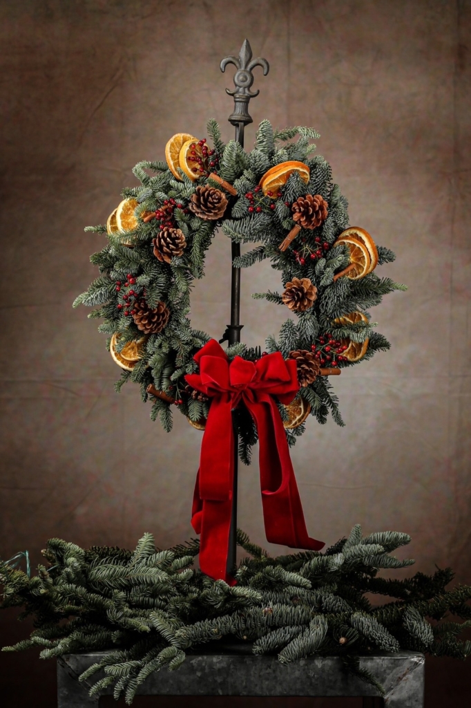 christmas wreath （Orange）2