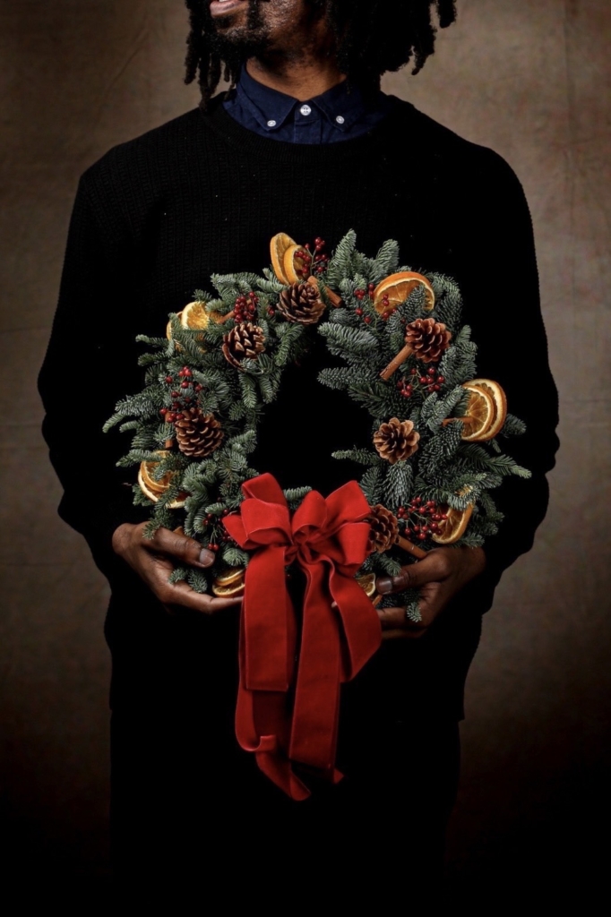christmas wreath （Orange）